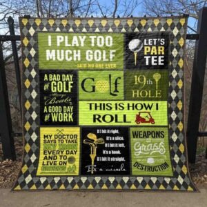 Weapons Of Grass Golfer For Life Destruction Quilt Blanket Aq55  Quilt